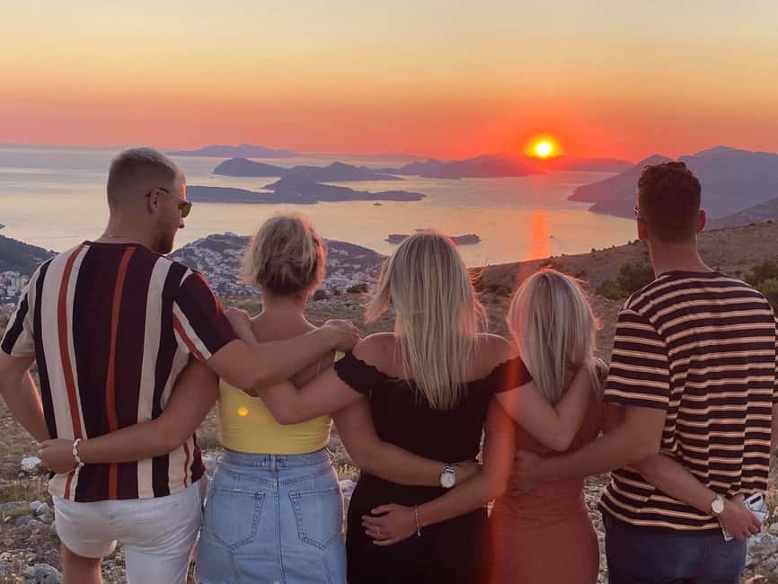 Dubrovnik Sunset Mountain Tour With Wine - Srđ Mountain turns the city into a map