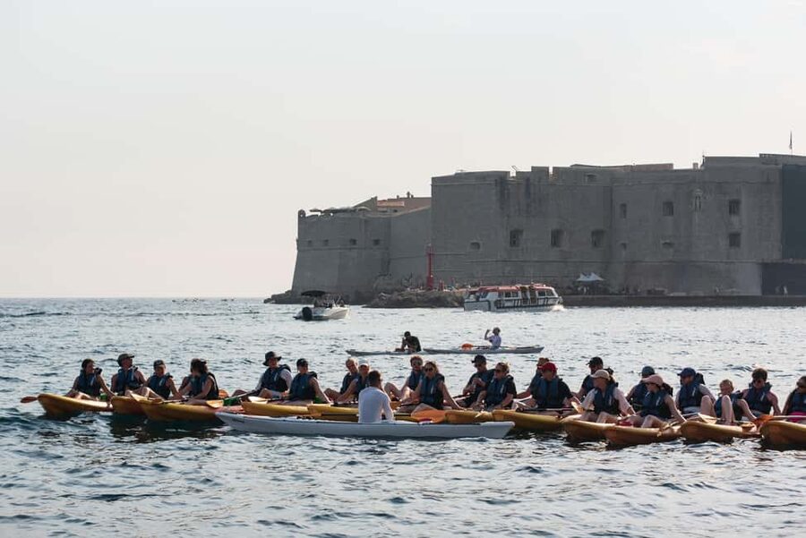 Dubrovnik: Sunset Sea Kayaking Tour - Sunset, music, and the glass of wine