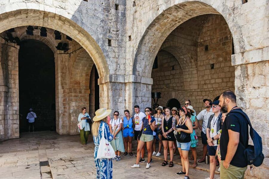 Dubrovnik: The Original Game of Thrones Tour & Lokrum Option - Stradun, markets, and the Purple Wedding area
