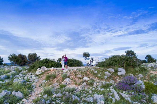 E-Tuk Tuk Tour in Dubrovnik - The upper cable-car station and hilltop ruins