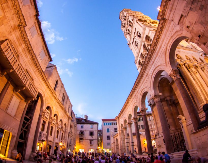 Evening Group Walking Tour - Split Old City Diocletian's Pal - Peristyle Square gives you the palace’s grand opening