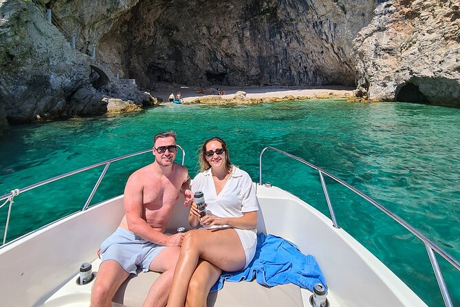 Explore Blue & Green Caves With Speedboat - Private Tour - Betina Cave is the shaded swimming stop