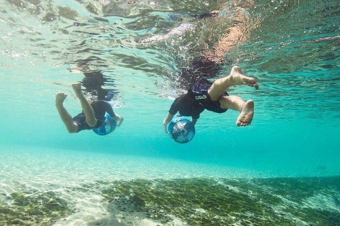 Explore the Caves and Hidden Bays with Underwater Scooter - Who will enjoy this boat trip most