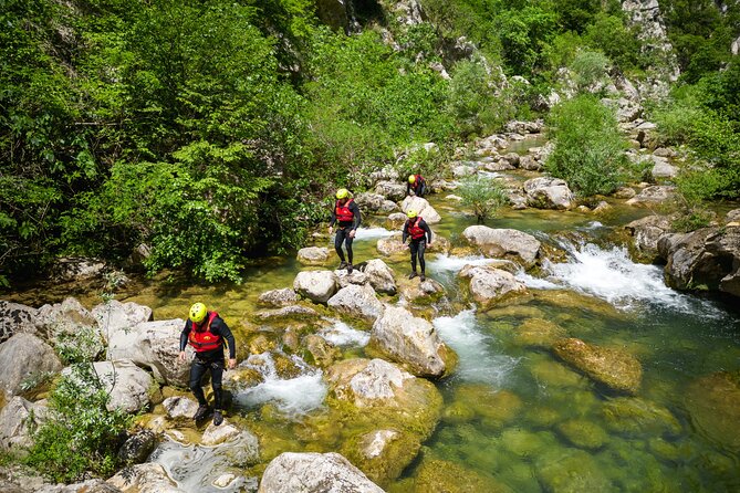 Extreme Canyoning on Cetina River from Split or Šestanovac - The big descent beside the waterfall