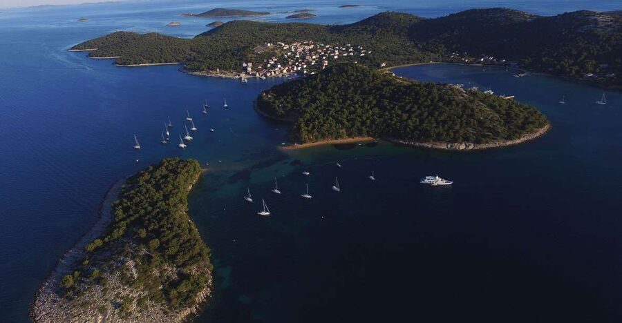 From Biograd: Golden Island of Vrgada Trip with Lunch - Leaving Biograd aboard the Nenad