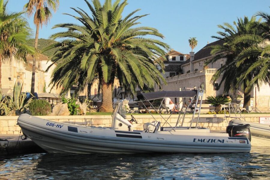 From Hvar: Blue and Green Cave Day Tour - From Hvar harbor to the open Adriatic
