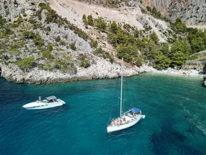 From Hvar: Pakleni Islands & Red Rocks Comfort Sailboat Tour - Lunch at a Quiet Bay, With Food Bought Separately