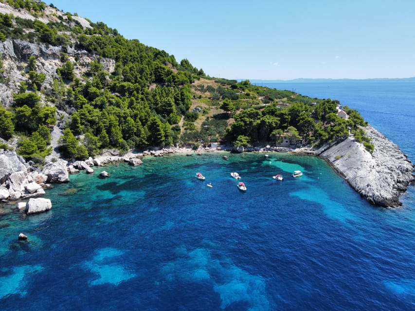 From Hvar: Private tour of Red Rocks & Pakleni Islands - Sveta Nedjelja brings wine and a break from the boat