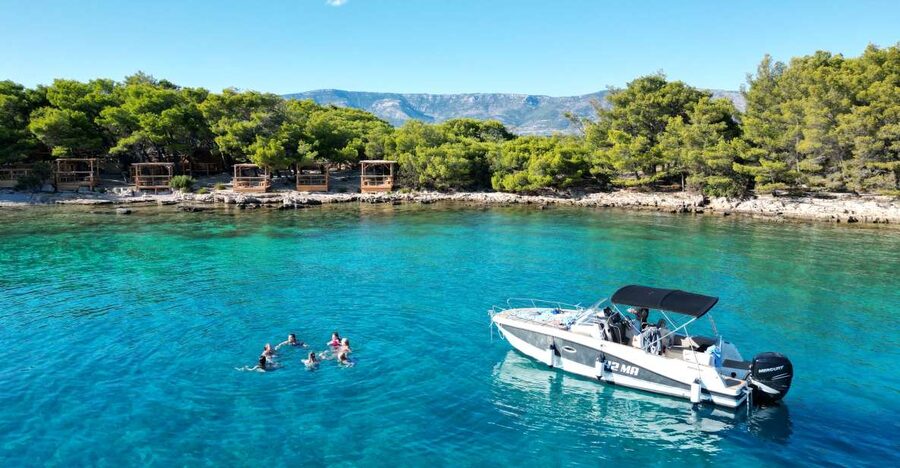 From Makarska: Hidden Gems of Hvar Island's North Shore - Mala Stiniva: cliffs, clear water, and a safe decision