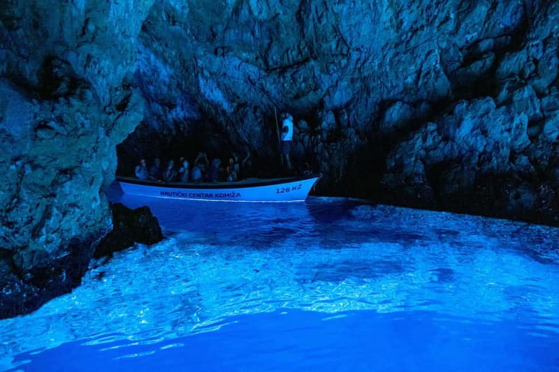 From Milna or Supetar: Magical Blue Cave Island Hopping - A full day among the Dalmatian islands