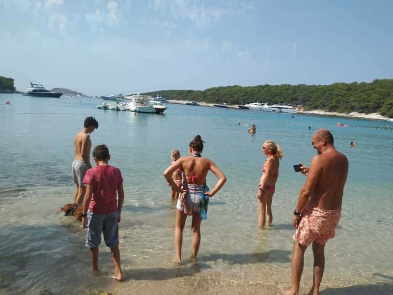 From Milna or Supetar: Magical Blue Cave Island Hopping - Hvar brings the day back to land