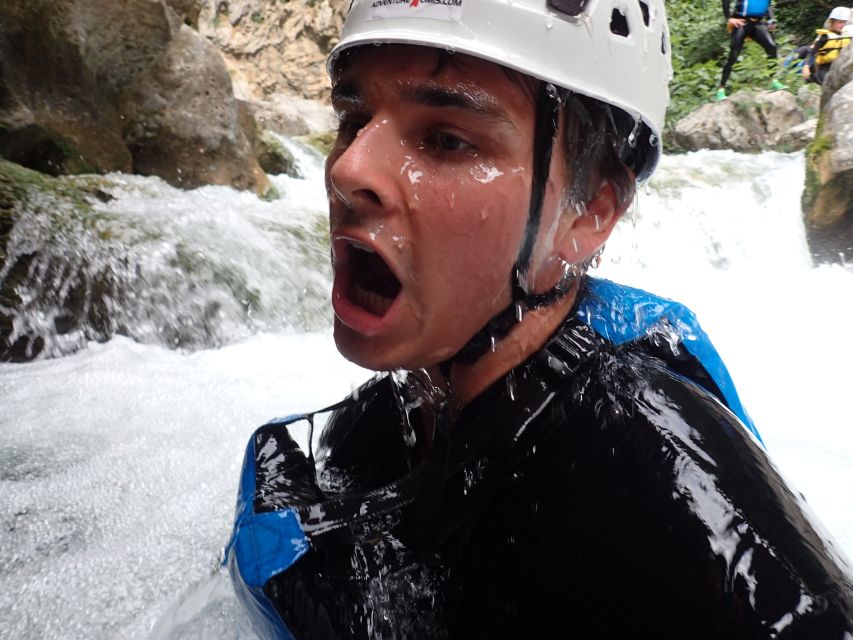From Omiš: Cetina River Canyoning with Licensed Instructor - Entering a canyon shaped by water