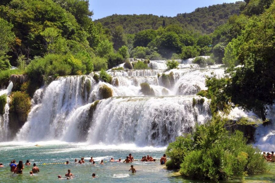From Omiš: Krka Waterfalls and Trogir Small Group Tour - A long Dalmatian day with two very different stops