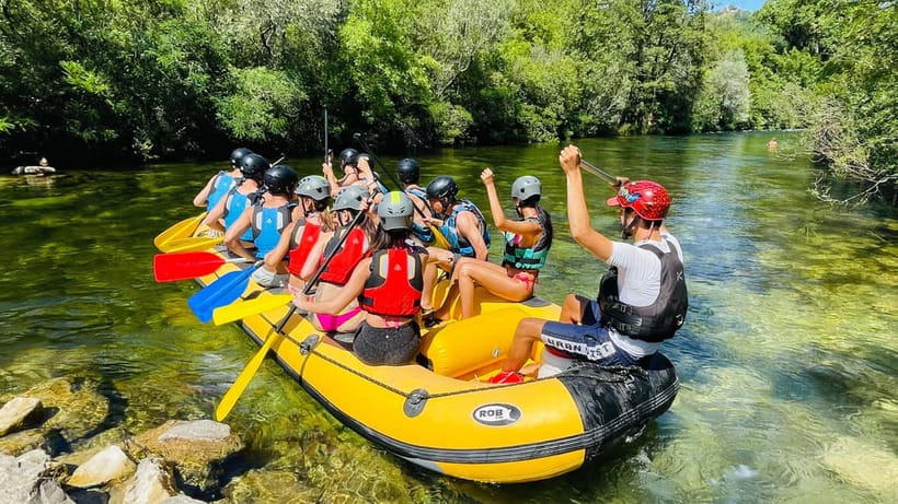 From Omiš/Split: Cetina River Rafting Experience - Getting fitted out for the river