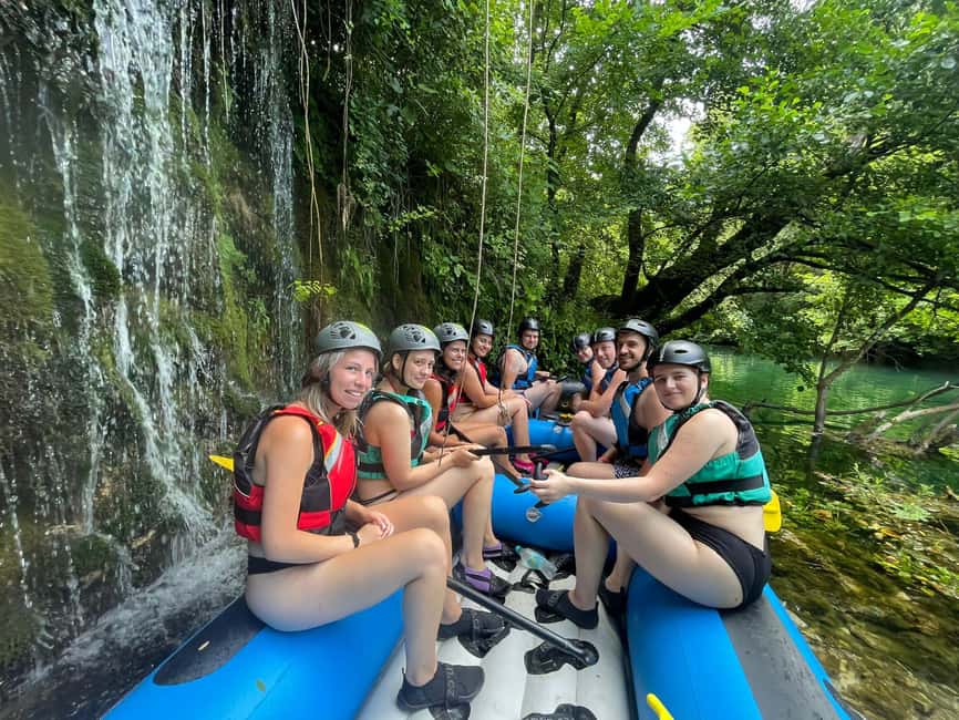 From Omiš/Split: Cetina River Rafting Experience - Three breaks for swimming and cliff jumping