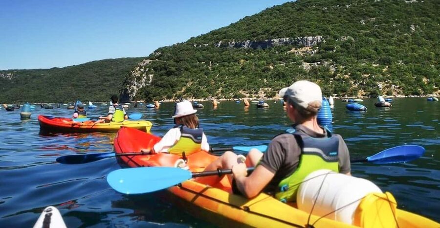 From Poreč: Lim Bay Sea Kayaking Day Trip - Oyster farms add a local taste to the scenery