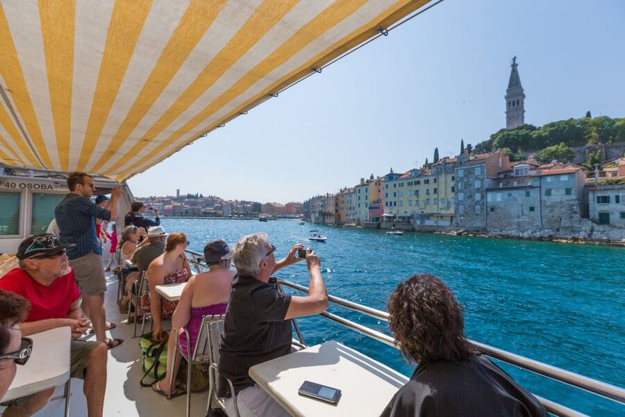 From Pula: Day Cruise to Rovinj, Lim Fjord, and Red Island - Red Island is the place to slow down