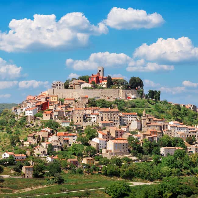 From Pula/Medulin: Istria Tour + Poreč, Motovun and Groznjan - Poreč begins with Roman and Byzantine layers