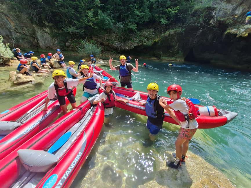 From Slunj: Mreznica Kayaking Adventure - Safety Briefing Before the First Rapids