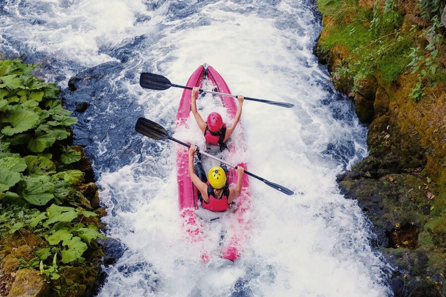 From Slunj: Mreznica Kayaking Adventure - The First 30 Minutes on the River