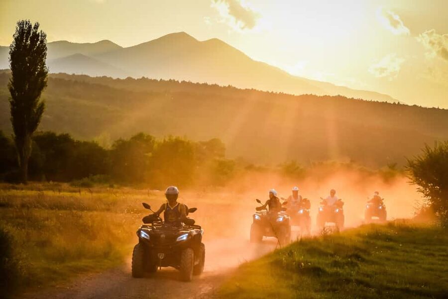 From Split: ATV Dinara Mountain Tour with Picnic - Leaving Rumin for the Cetina fields