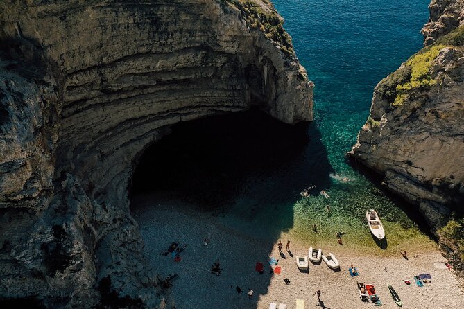 From Split: Blue cave & 5 Islands tour - Budikovac Island and the beach-bar choice