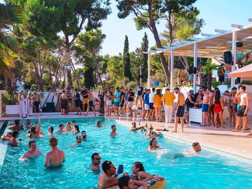 From Split: Brač Island Beach Bar and Pool Party - Why this Brač party is more than a boat transfer