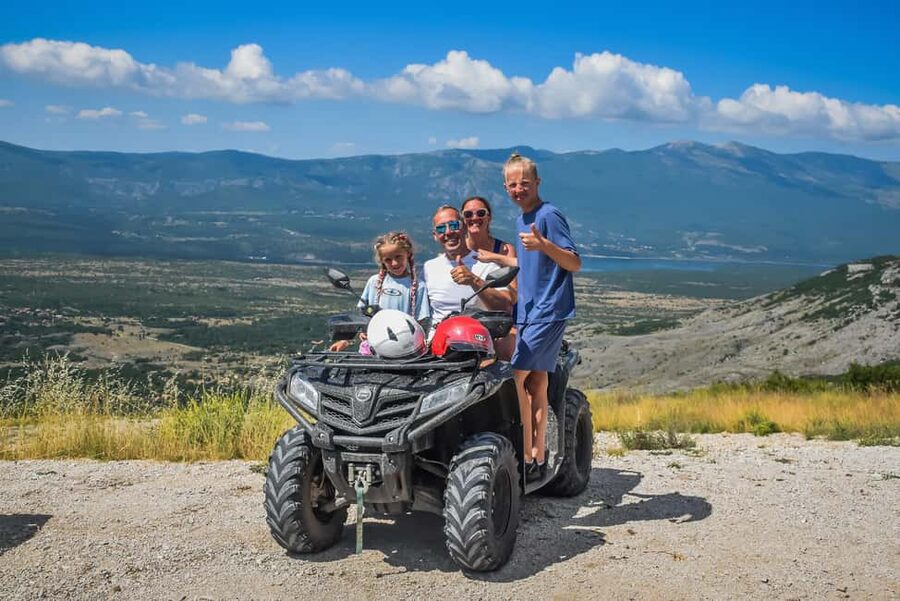 From Split: Cetina Family Quad Tour with Picnic - Starting at Rumin 51 Near the Cetina River