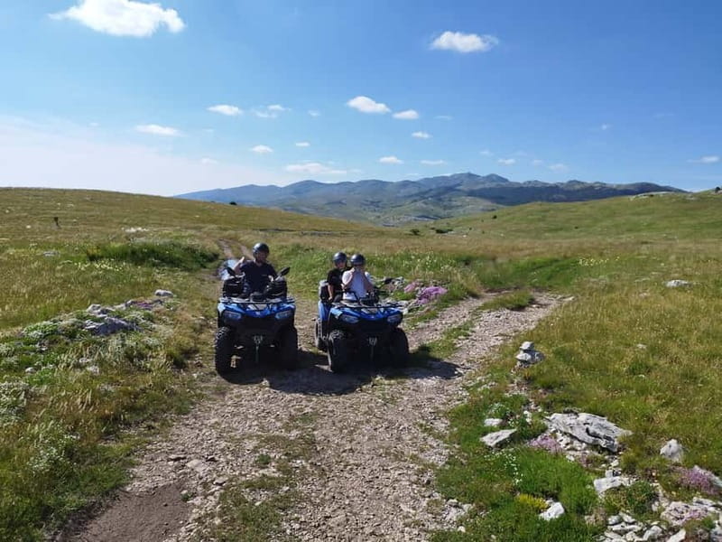 From Split: Dinara Nature Park Quad Adventure with Swimming - The river stop and a welcome change of pace