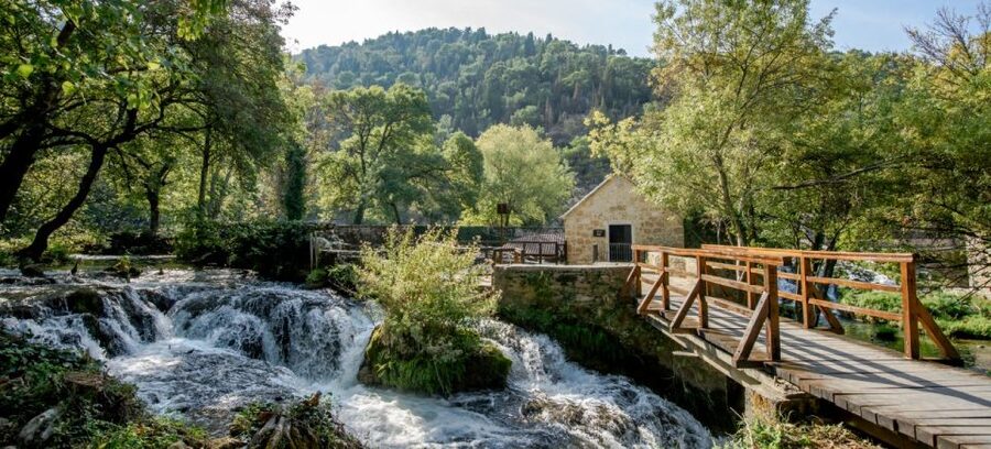 From Split: Krka Waterfalls Cruise & Trogir Walking Tour - Krka National Park and Skradinski Buk