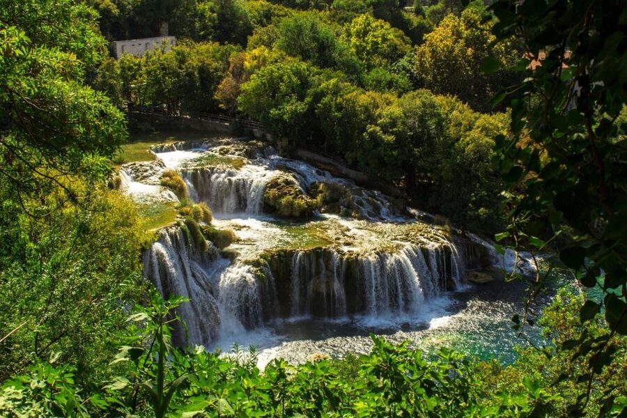 From Split: Krka Waterfalls Tour with Boat Ride & Swimming - Meeting in Split and getting on the road