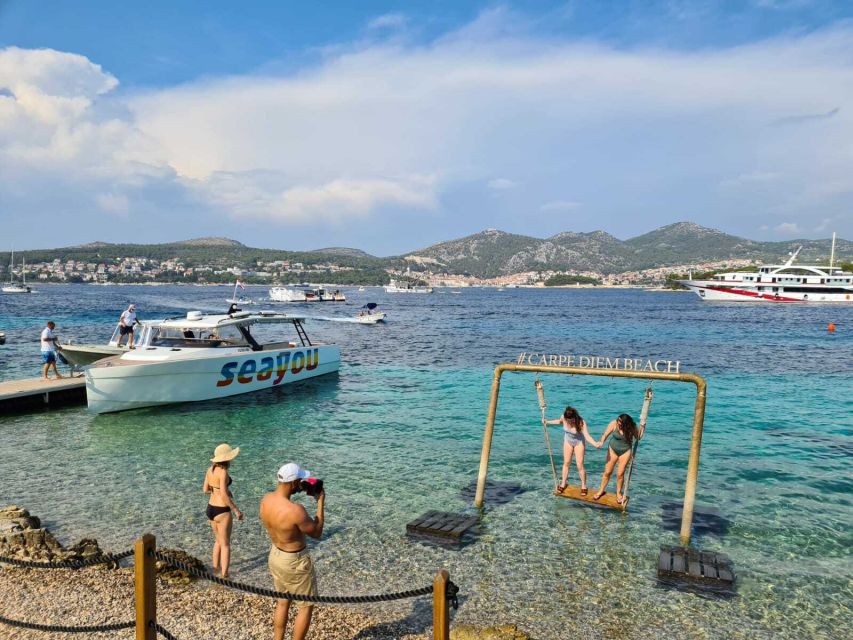 From Split: Luxury Cabin Boat Tour to The Blue Cave and Hvar - Swimming at Budikovac’s Blue Lagoon