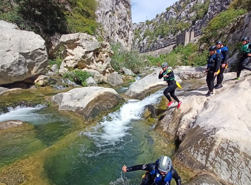 From Split/Omiš: Canyoning Cetina River + Free Photos/Video - The final climb out of the river