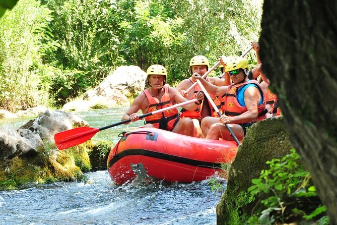 From Split/Omiš Guided White Water Rafting Tour on Cetina River - Three parts of rafting, with real breaks between them