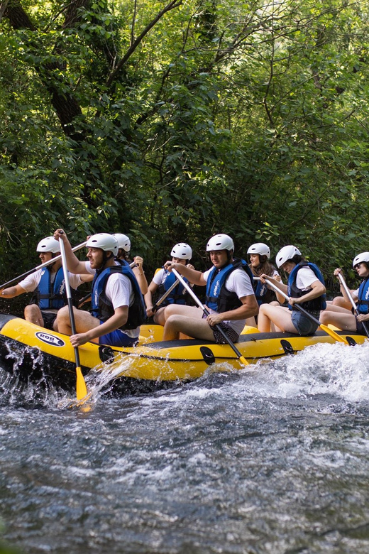 From Split or Omiš: Rafting, Cliff Jumping, & Cave Exploring - Meeting in Split or Omiš