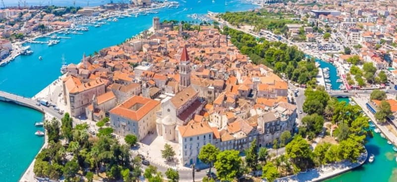 From Split or Trogir: Trogir and Blue Lagoon Half-Day Trip - The speedboat ride from Split