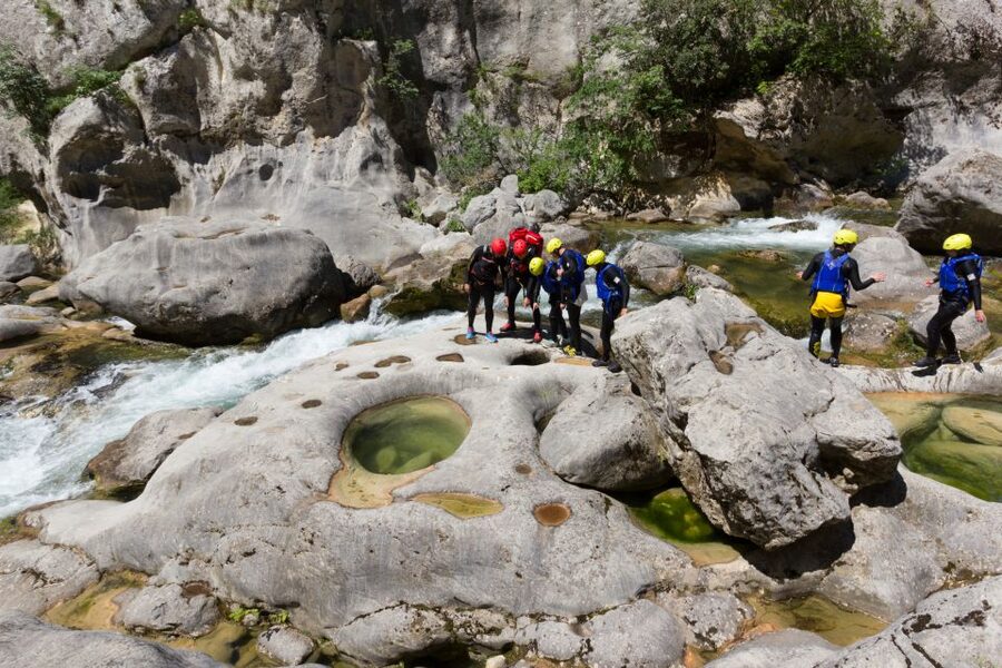 From Split or Zadvarje: Cetina River Canyoning - The extreme option and the question of rappelling