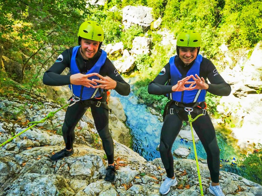 From Split or Zadvarje: Extreme Canyoning on Cetina River - Who will enjoy this most?