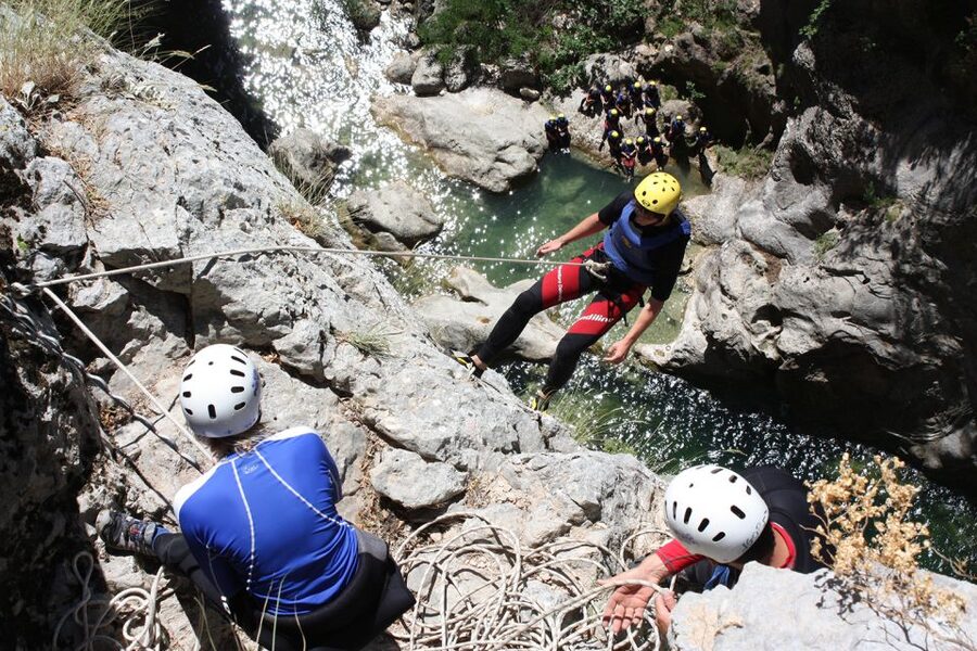 From Split or Zadvarje: Extreme Canyoning on Cetina River - The descent from Zadvarje into the canyon