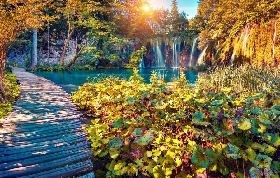 From Split: Plitvice Lakes Full-Day Trip - Upper lakes, boat rides, and the park train