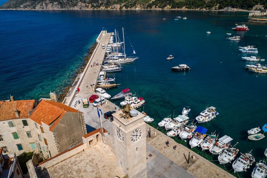 From Split: Private Day Trip to Blue Cave and Islands - Hvar town brings stone streets and medieval walls