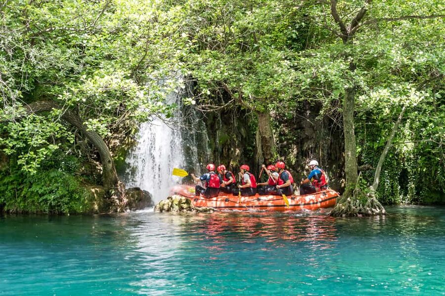 From Split: Rafting, Cave exploring, Cliff jumping w/ Picnic - From Split to the River in About 50 Minutes