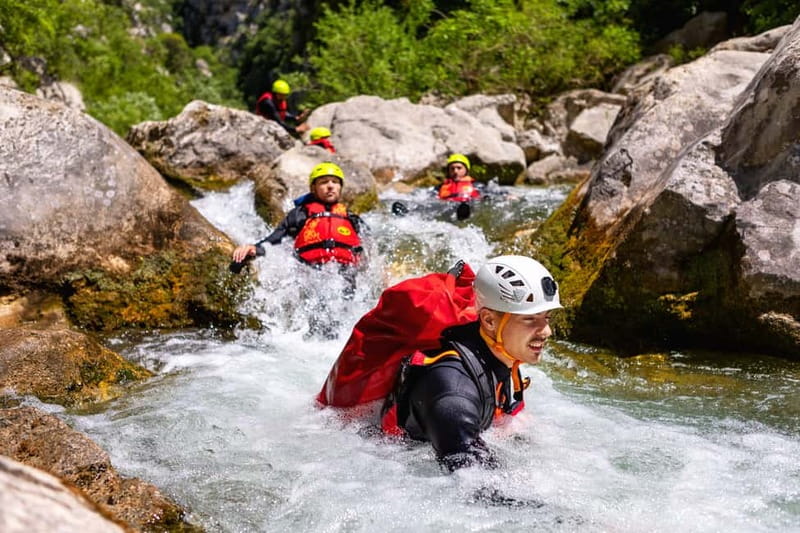 From Split/Šestanovac: Canyoning on Cetina River - The day begins on Split’s Riva