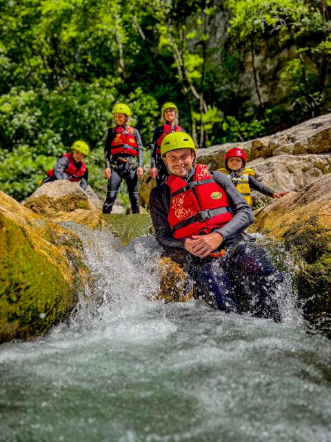 From Split/Šestanovac: Extreme Canyoning on Cetina River - Three hours of swimming, slides, and jumps