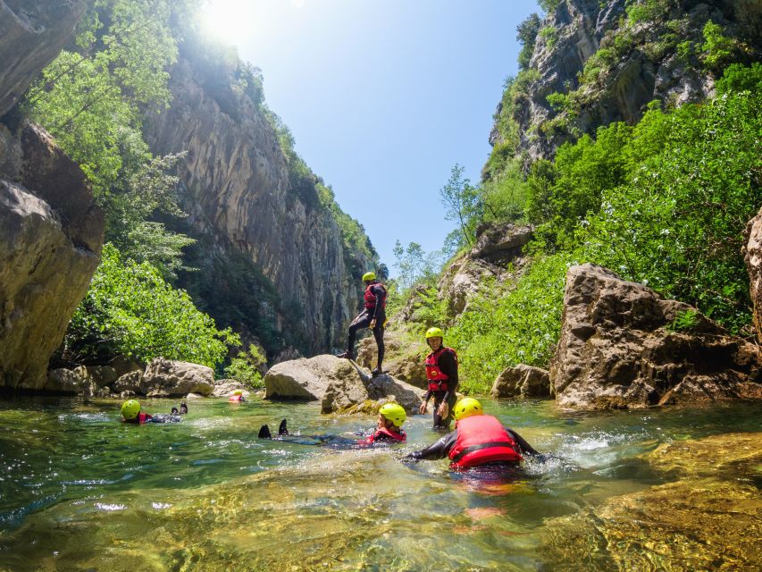 From Split/Šestanovac: Extreme Canyoning on Cetina River - Safety first at the Cetina River