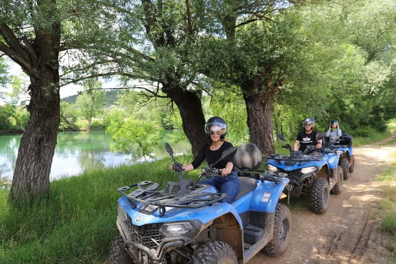 From Split: Three Rivers Quad Tour with Swimming and Lunch - Lunch beside the Cetina