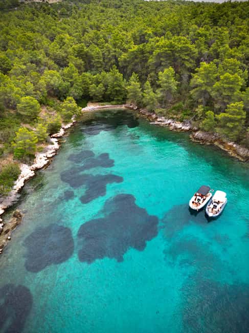 From Split: Trogir & Blue Lagoon Boat Tour with Snorkeling - Krknjaši Blue Lagoon and the question of sea conditions