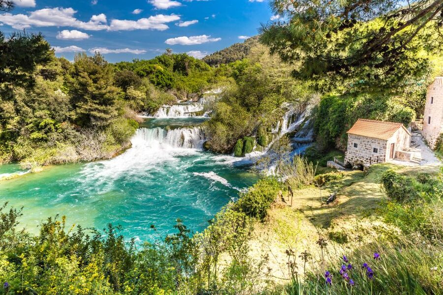 From Split & Trogir: Krka Waterfalls Day Tour with Boat Ride - The boat ride to Skradin