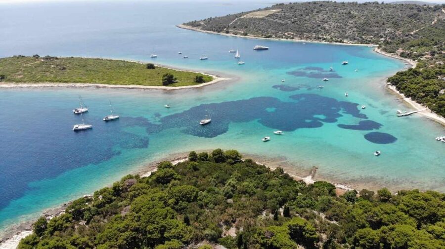 From Trogir: 3 islands half day tour with Blue Lagoon - Leaving Trogir from Kamerlengo Castle