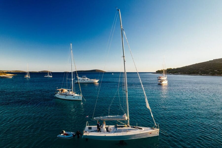 From Trogir Day sailing (private tour) - Drinks, fruit, and the feel onboard